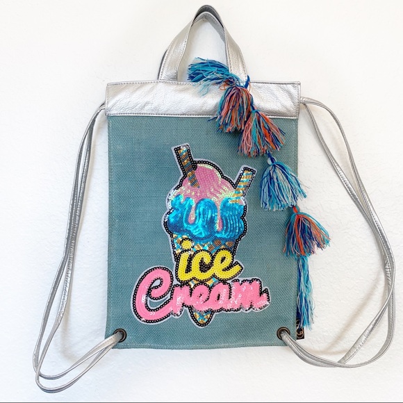 Gold Diggers SD Other - GOLD Diggers SD | Leather and Burlap Mini Bag